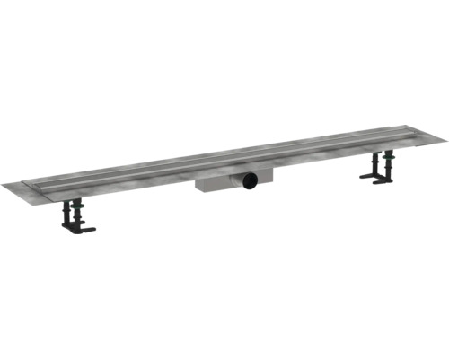 Caniveau de douche hansgrohe RainDrain Compact 1200 mm acier inoxydable brossé 56184800 Caniveau de douche hansgrohe RainDrain Compact 1200 mm acier inoxydable brossé 56184800