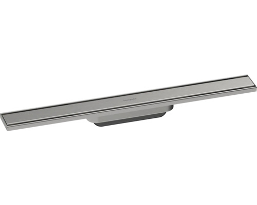 Kit tout prêt caniveau de douche hansgrohe RainDrain Original 600 mm acier inoxydable brossé 56196806 sans corps de base Kit tout prêt caniveau de douche hansgrohe RainDrain Original 600 mm acier inoxydable brossé 56196806 sans corps de base