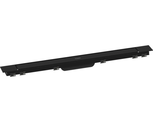 Fertigset Duschrinne hansgrohe RainDrain Match Plus 755 mm schwarz matt 56215670 ohne Installationsset und den uBox Grundkörper