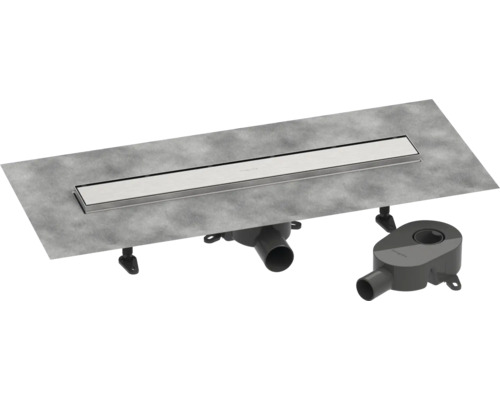 Duschrinne hansgrohe RainDrain Go 600 mm für flache und Standard Installation edelstahl gebürstet rückseitig befliesbar 56271800 Duschrinne hansgrohe RainDrain Go 600 mm für flache und Standard Installation edelstahl gebürstet rückseitig befliesbar 56271800