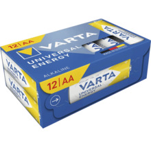 Piles alcalines AA Varta Universal Energy, lot de 12