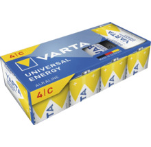 Piles alcalines Varta Universal Energy C, paquet de 4