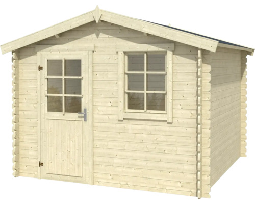 Abri de jardin en bois avec porte et fenêtre