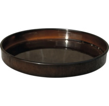 Cache-pot rond en plastique
