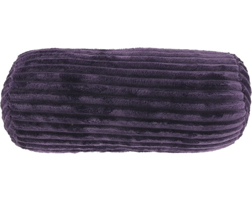 Nackenrolle Kord lila Ø 20x45 cm Längliches Kissen aus Cord