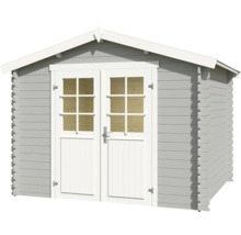 Gartenhaus aus Holz mit Doppeltür und Fenstern