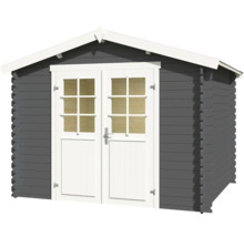 Gartenhaus aus Holz mit Doppeltür und Fenstern