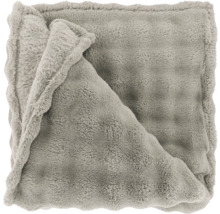 Graue Kuscheldecke