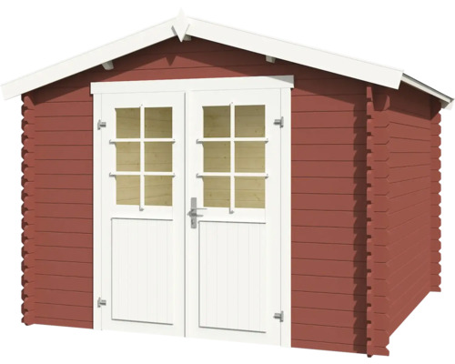 Gartenhaus mit Doppeltür und Fenstern