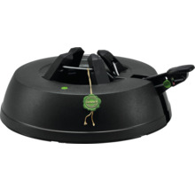 Support de sapin de Noël noir avec label de qualité vert