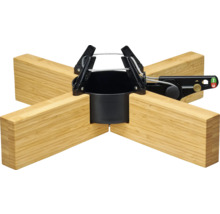 Support de sapin de Noël en bois avec dispositif de serrage