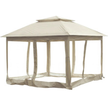 Pavillon avec parois latérales en tissu pour l''extérieur