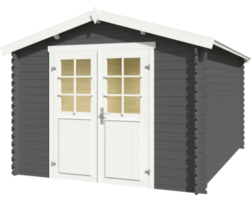 Gartenhaus mit Doppeltür und Fenstern