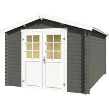 Gartenhaus aus Holz mit Doppeltür und Fenstern