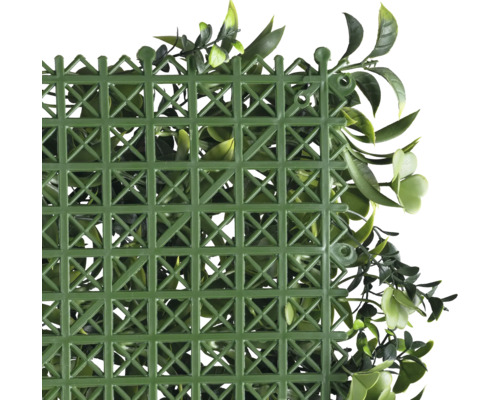 Tapis végétal vert avec treillis en plastique