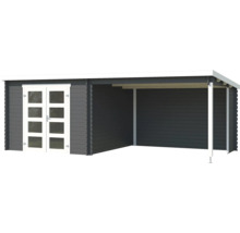 Gartenhaus mit Anbau und Doppeltür