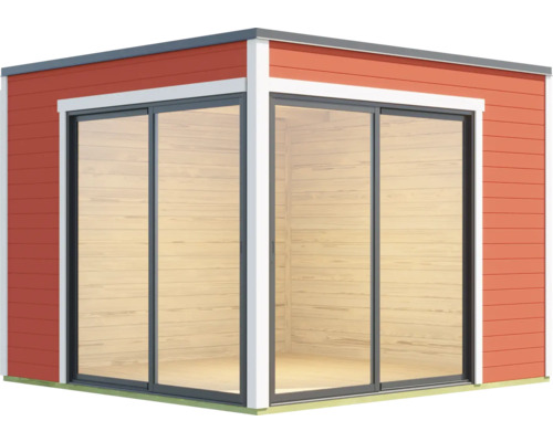 Gartenhaus mit Schiebetüren