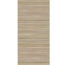 Panneau en bois avec des lamelles horizontales pour le revêtement mural ou de plafond