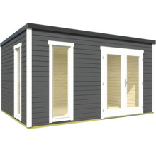 Abri de jardin avec fenêtre et porte double