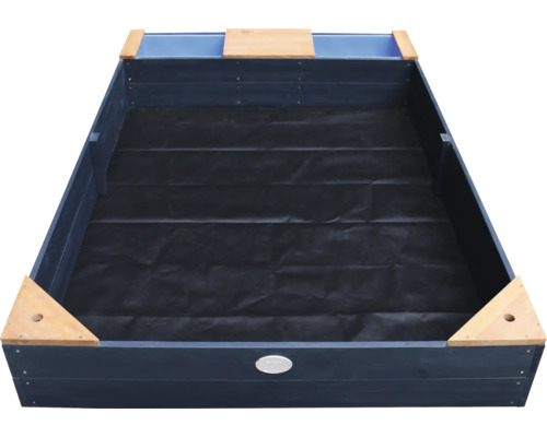 Hochbeet aus Holz mit Pflanzfolie