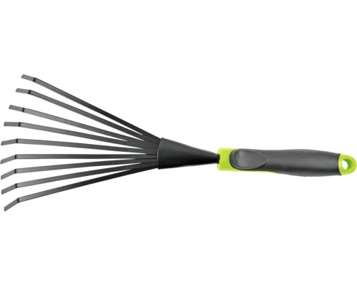 Gartenrechen aus Metall mit Griff