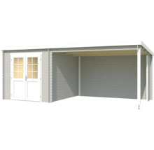 Gartenhaus mit Doppeltür und Anbau