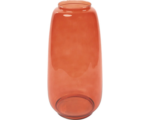 Vase en verre Vitrum Ø 20 cm h 38 cm rouge Vase décoratif en verre de forme cylindrique