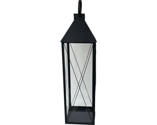 Lanterne en métal et verre