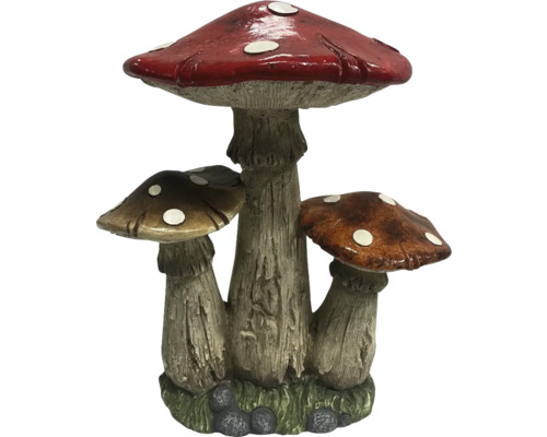 Groupe de champignons décoratifs pour le jardin