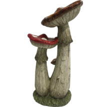 Groupe de champignons décoratifs en résine synthétique pour le jardin