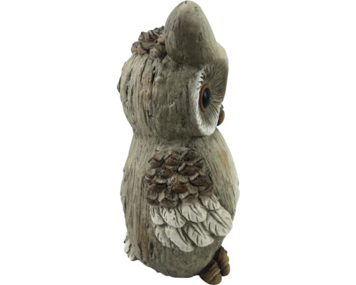 Figurine décorative de hibou pour le jardin en pierre