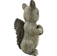Figurine décorative d''écureuil pour le jardin, en grès