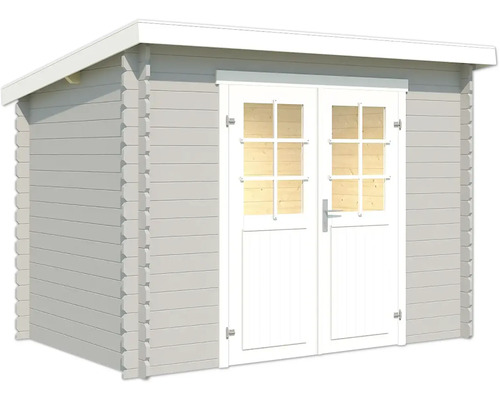 Gartenhaus aus Holz mit Doppeltür und Fenstern