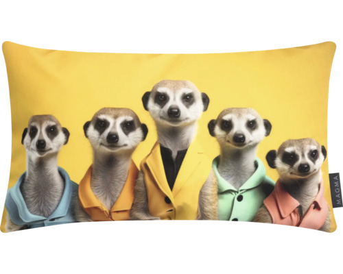 Dekokissen mit Erdmännchen-Motiv