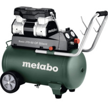 Compresseur Metabo Basic 270-50 OF Silent avec roues et poignée de transport