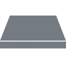 Représentation abstraite d''un rectangle gris avec une bande blanche