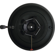 Vue de dessus d''un support de sapin de Noël avec technique de traction par câble