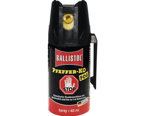 Spray anti-animaux Ballistol poivre-KO FOG 40 ml Spray au poivre Ballistol 40 ml