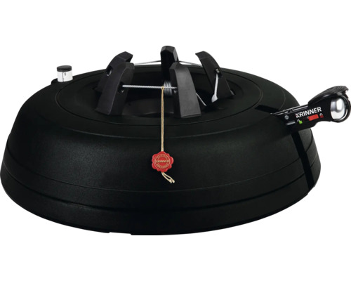 Pied pour sapin de Noël Krinner plastique Ultra Grip+ XXL hauteur d’arbre max. 4 m diamètre de tronc max. 17 cm noir Support de sapin de Noël Krinner avec technologie de câble