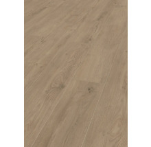 Nahaufnahme von Laminatboden in Holzoptik