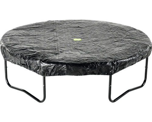 Schwarze Trampolin Abdeckung auf einem Trampolin
