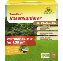 TerraVital Rénovateur de gazon Mélange pour scarificateur pour 150 mètres carrés, pour la rénovation des pelouses scarifiées