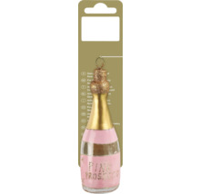 Dekorativer Flaschenanhänger in Champagnerflaschenform