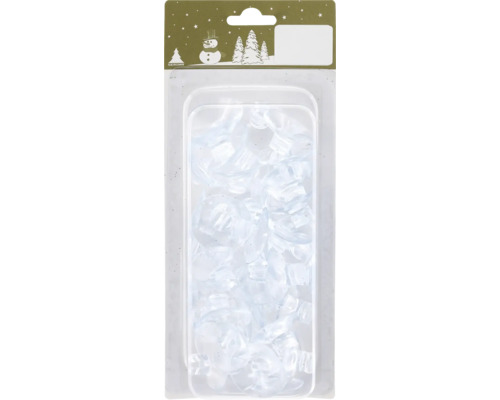 Ventouse LiKe plastique Ø 3,5 cm transparent 48 pièces Paquet de suspensions transparentes