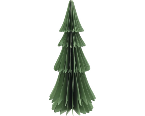 Papiertanne zum Auffalten 30 cm grün Dekorativer Weihnachtsbaum aus Papier
