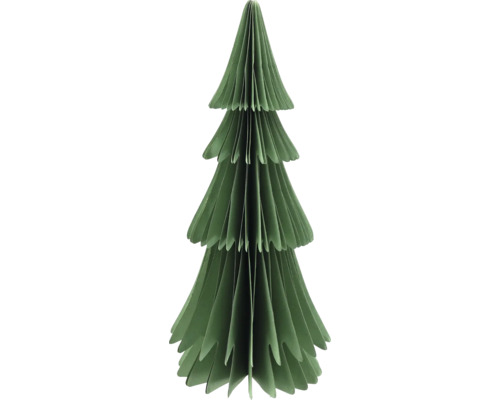 Papiertanne zum Auffalten 40 cm grün Dekorativer Tannenbaum aus Papier