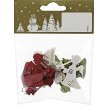 Paquet de figurines de Noël en bois de Geroma