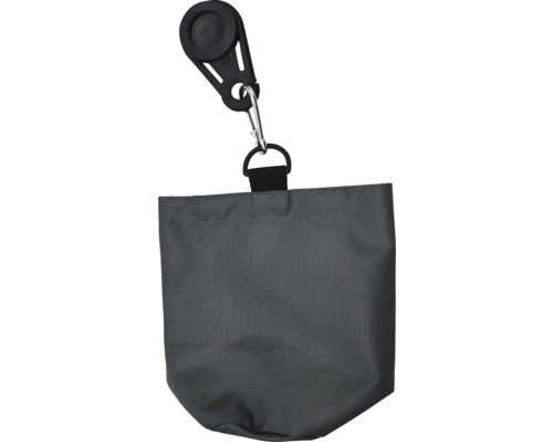 Sac à friandises gris avec clip de fixation