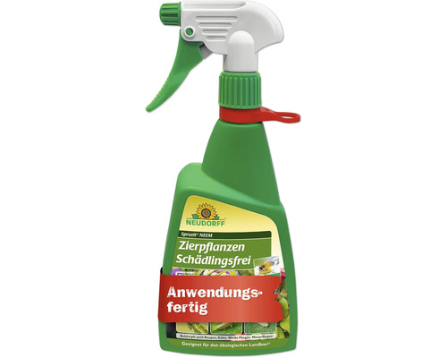 Produit contre les nuisibles Neudorff Spruzit NEEM plantes ornementales sans nuisibles 450 ml pour jusqu'à 2,5 m² Neudorff Spruzit Neem Zierpflanzen Schädlingsfrei, prêt à l''emploi