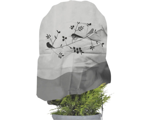 Housse de protection pour plantes avec motif d''oiseau pour plantes en pot